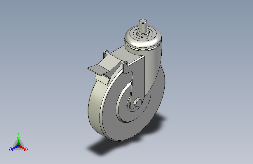 脚轮脚杯3D  CKN22-D150-SF.x_t