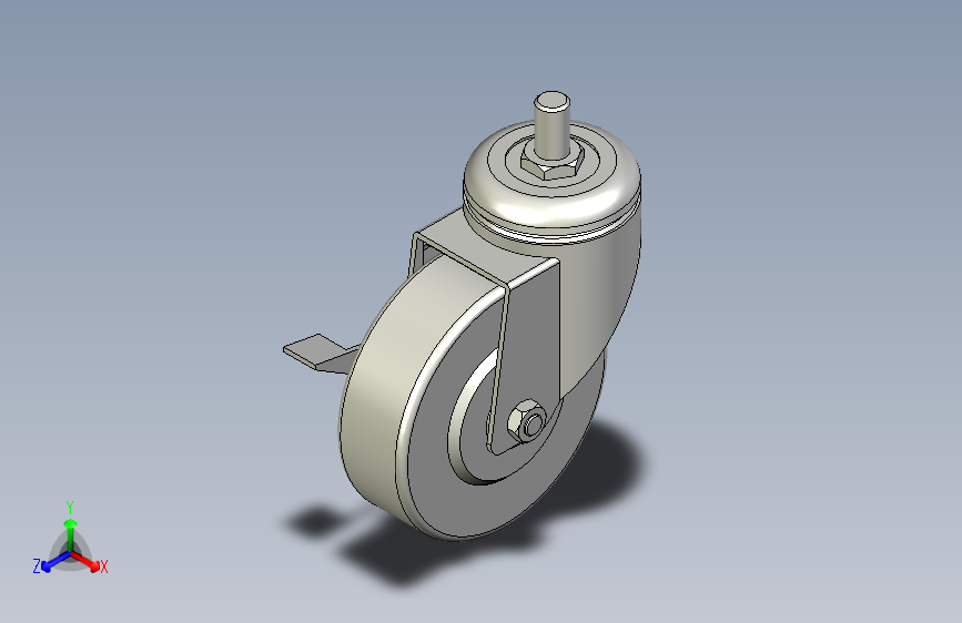 脚轮脚杯3D  CKN23-D100-SF.x_t