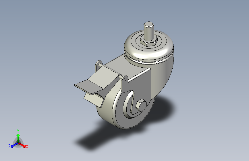 脚轮脚杯3D  CKN22-D75-SF.x_t