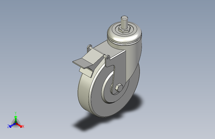 脚轮脚杯3D  CKN22-D125-SF.x_t