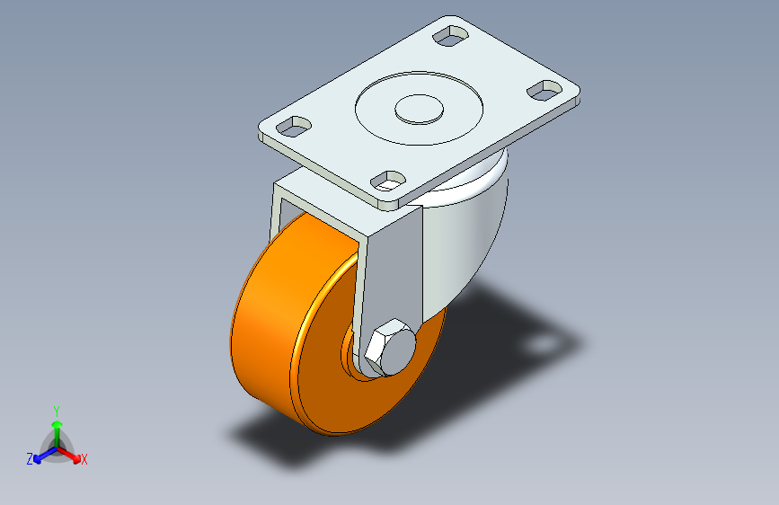 脚轮脚杯3D  CKN11-D75-UT.x_t