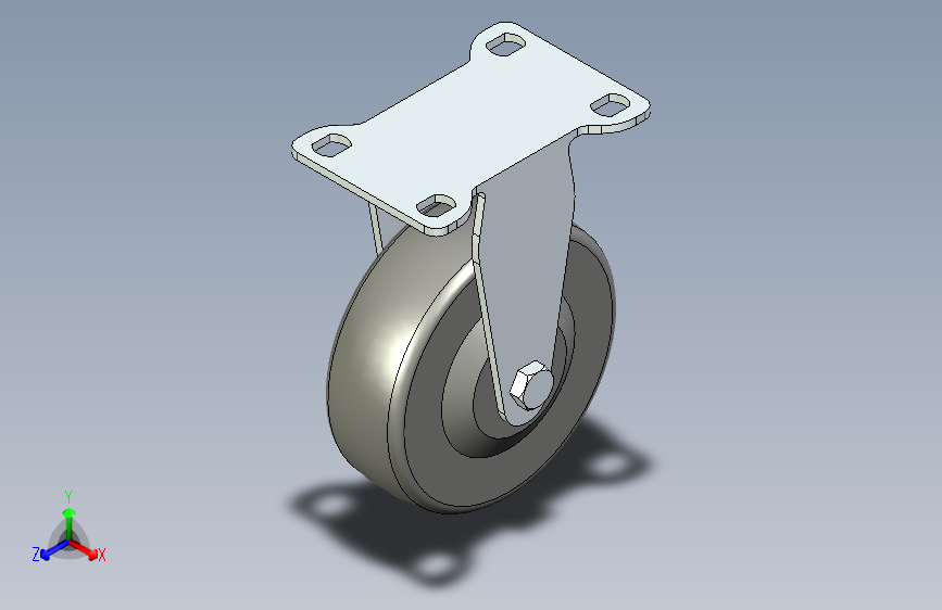 脚轮脚杯3D  CKN01-D100-SF.x_t