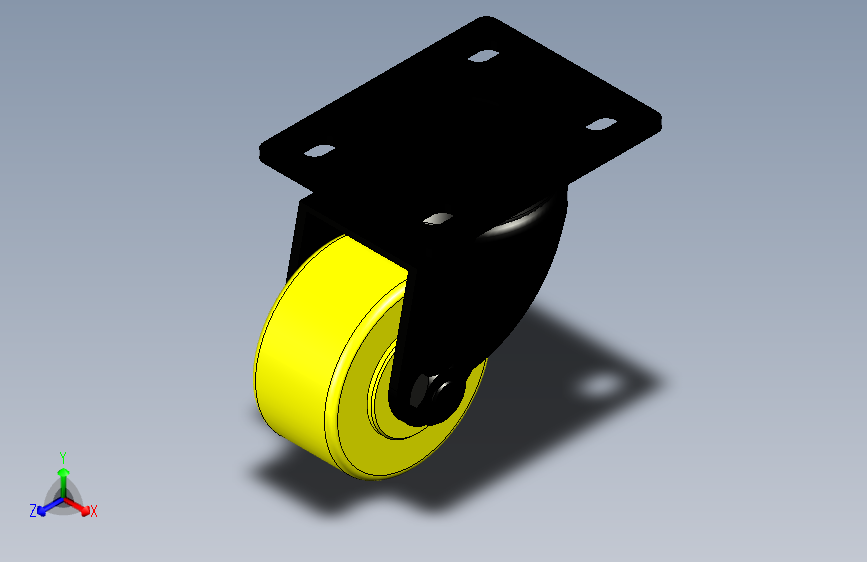 脚轮脚杯3D  CKK01-D50-PA.x_t
