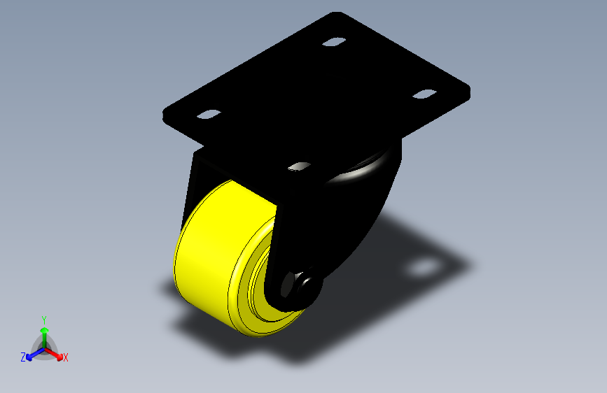 脚轮脚杯3D  CKK01-D40-PA.x_t