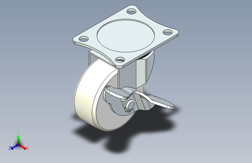 脚轮脚杯3D  CKD02-D50-NA.x_t