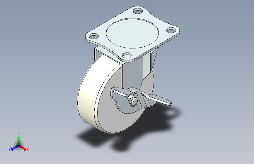 脚轮脚杯3D  CKD02-D75-NA.x_t