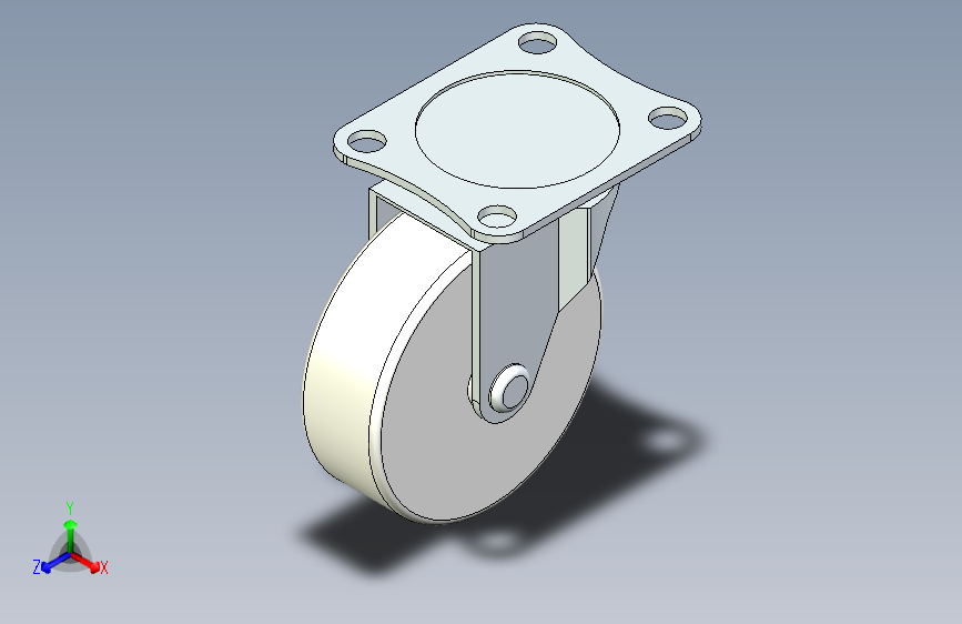 脚轮脚杯3D  CKD01-D75-NA.x_t