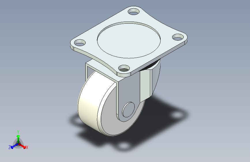 脚轮脚杯3D  CKD01-D25-NA.x_t