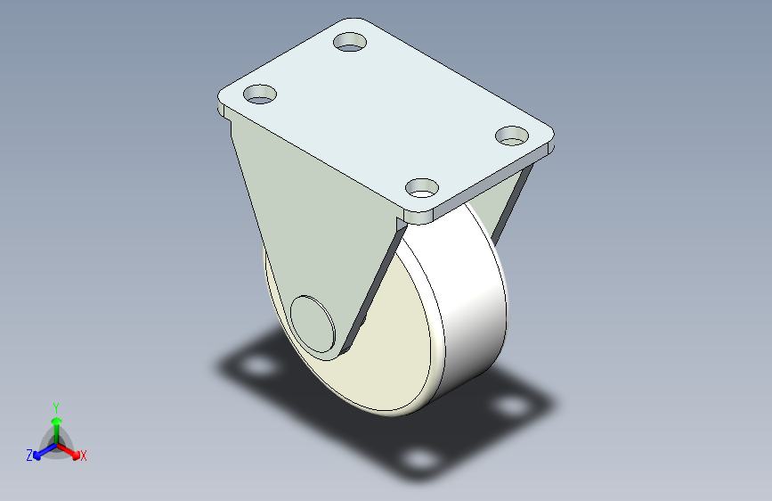 脚轮脚杯3D  CKC01-D50-NA.x_t