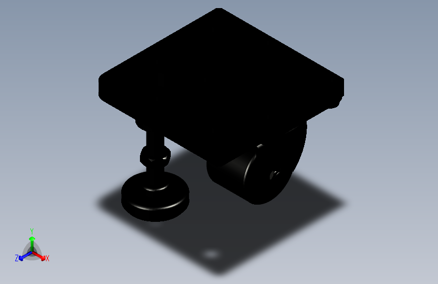 脚轮脚杯3D  CGV01-D65A-NE.x_t