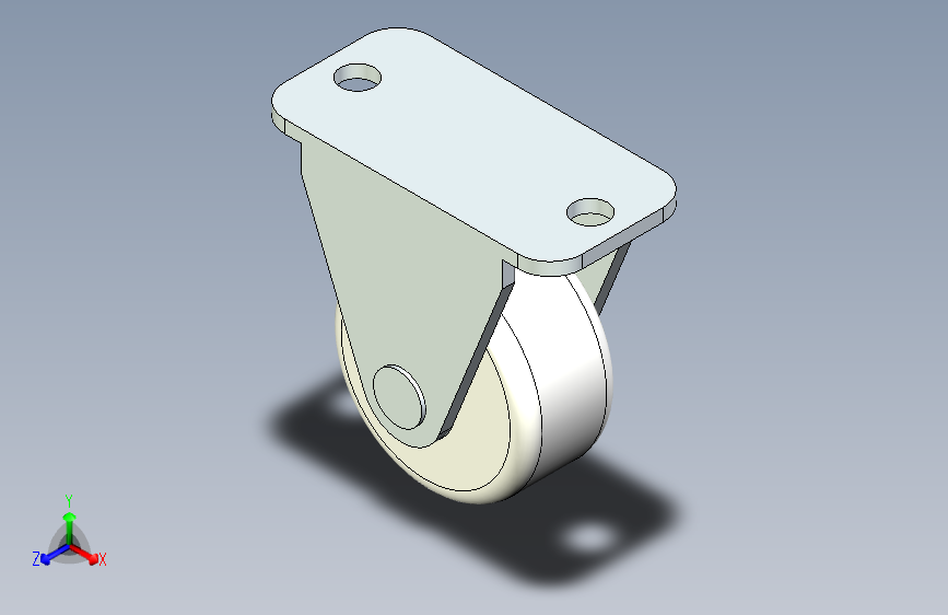 脚轮脚杯3D  CKC01-D25-NA.x_t