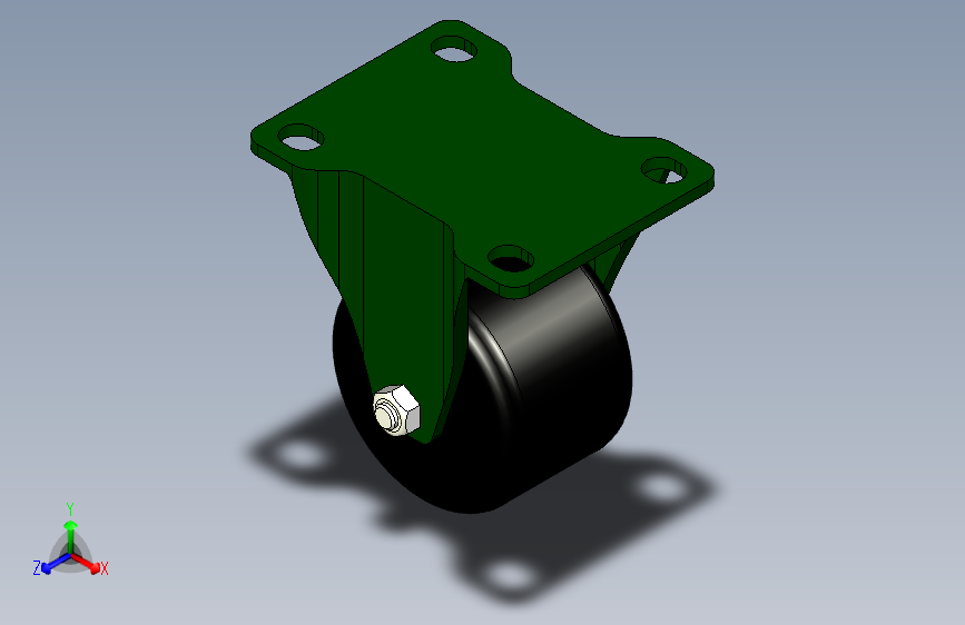 脚轮脚杯3D  CGK01-D75.x_t
