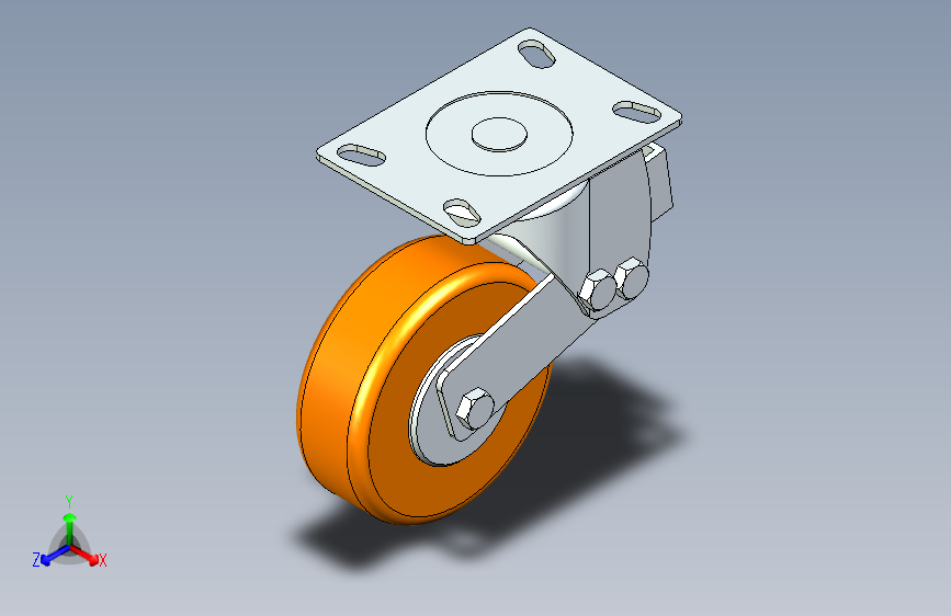 脚轮脚杯3D  CFP01-D150-UR.x_t