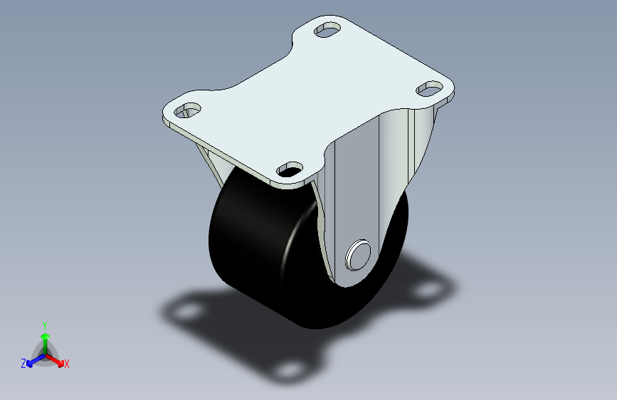 脚轮脚杯3D  CFM01-D75.x_t