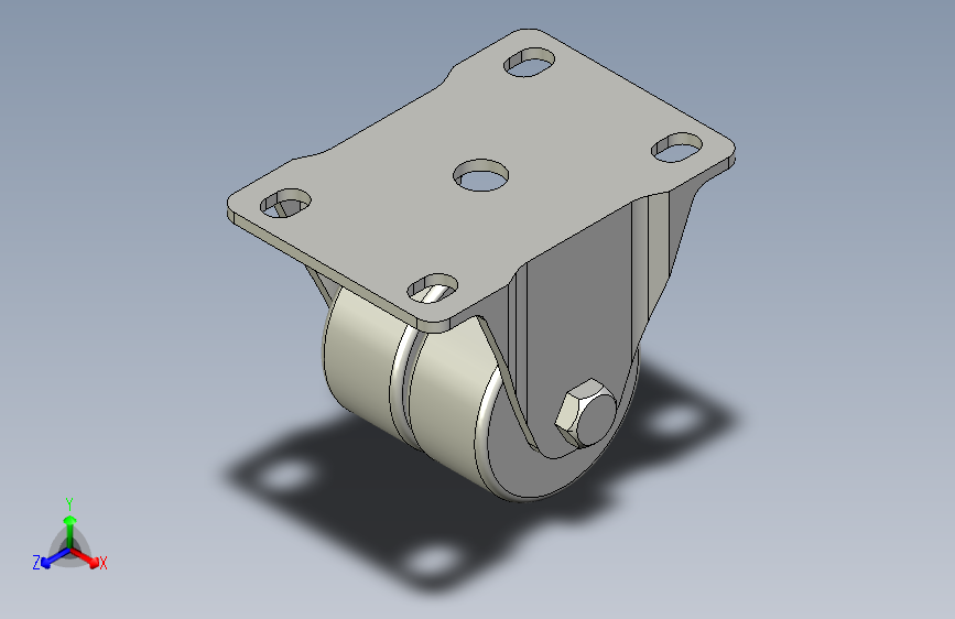 脚轮脚杯3D  CFK01-D50.x_t