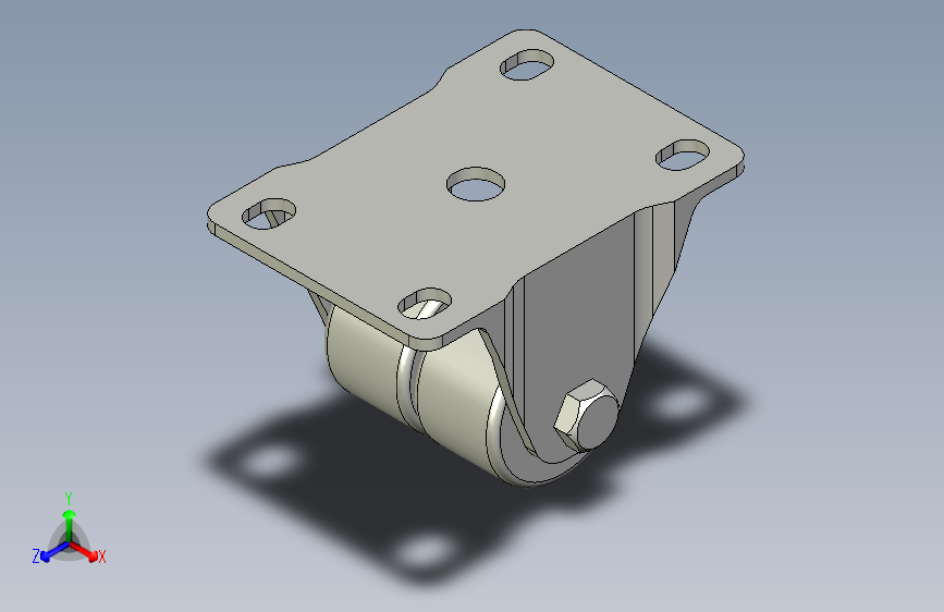 脚轮脚杯3D  CFK01-D40.x_t