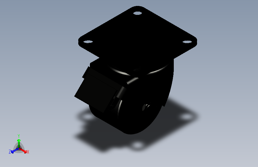 脚轮脚杯3D  CEL41-D75-N.x_t