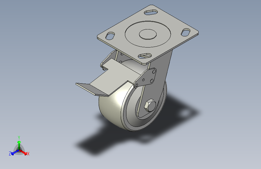 脚轮脚杯3D  CEL21-100-P.x_t