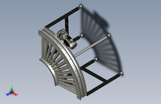 90°转弯滚筒.STEP