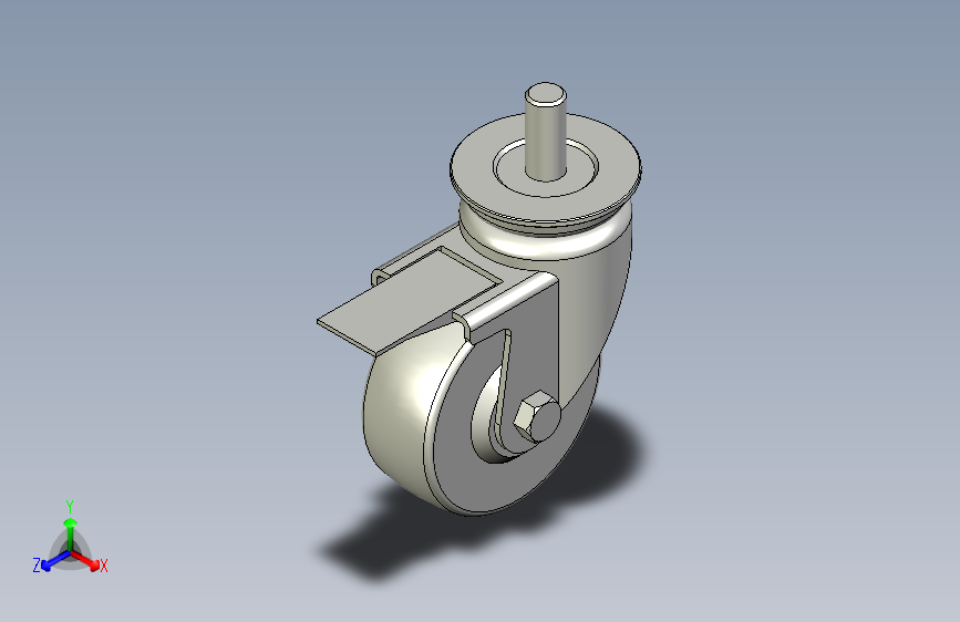 脚轮脚杯3D  CDM21-100-P.x_t
