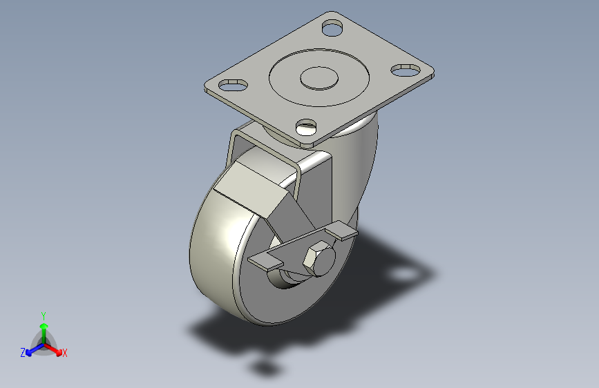 脚轮脚杯3D  CDL11-100-P.x_t