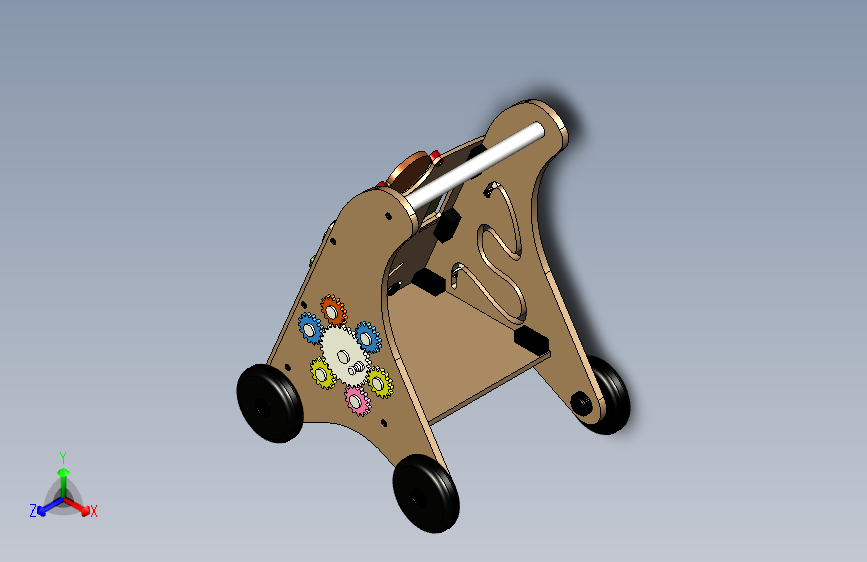 儿童的多功能助行器学步车