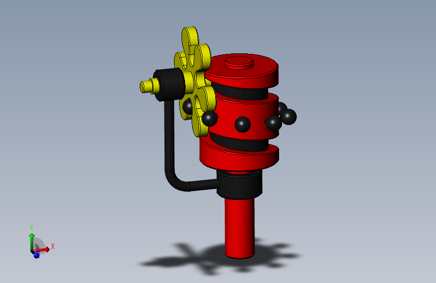 空间销齿轮传动。