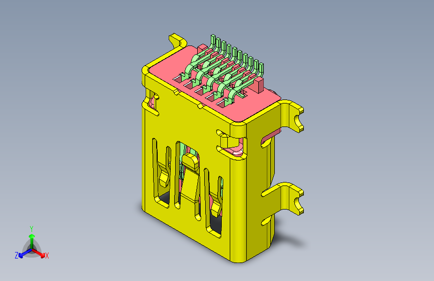 迷你USB 10针飞利浦类型 全SMT类型
