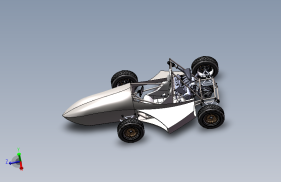 自制骨架钢架跑车赛车卡丁车模型--297388--23