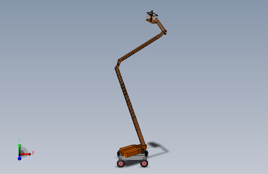 伸缩高空作业平台