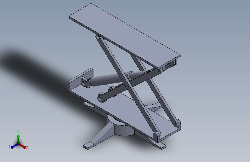 液压升降旋转机