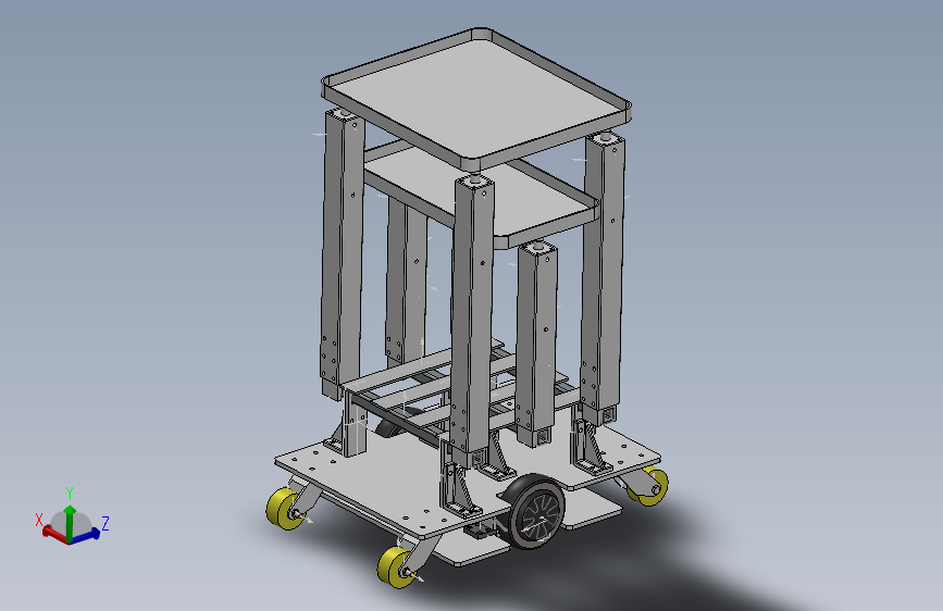 减震送餐机器人