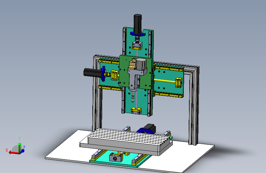 三轴线切割机床
