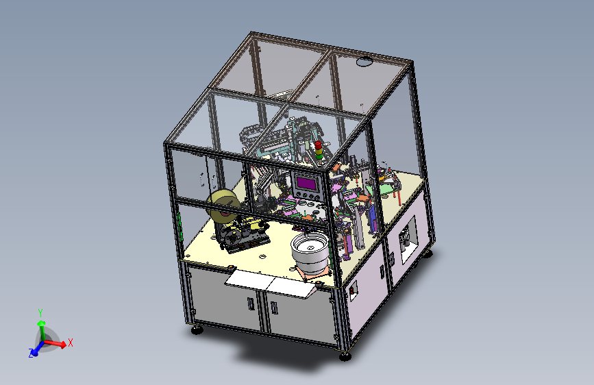 无刷电机介子自动上料组装机