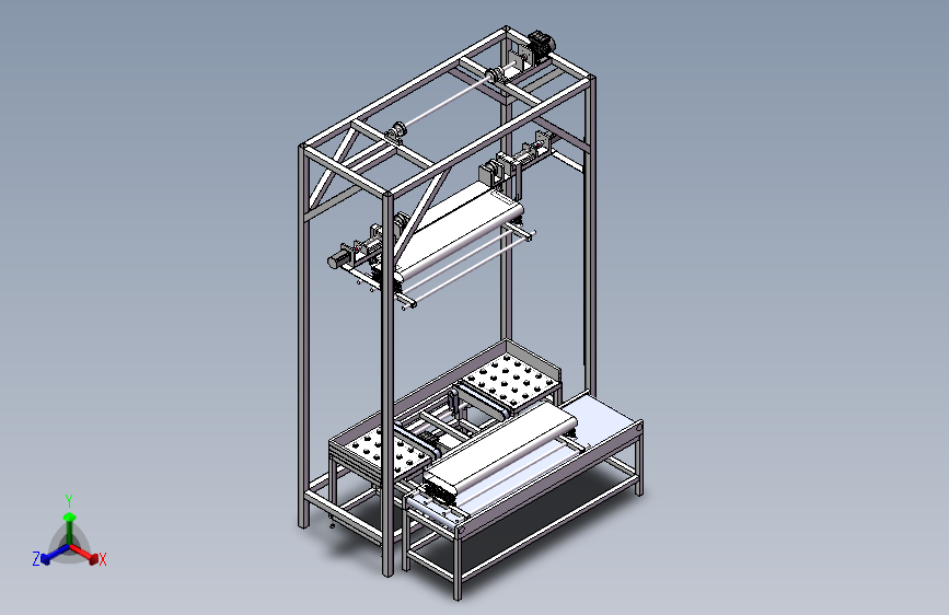 晾衣架送检装置