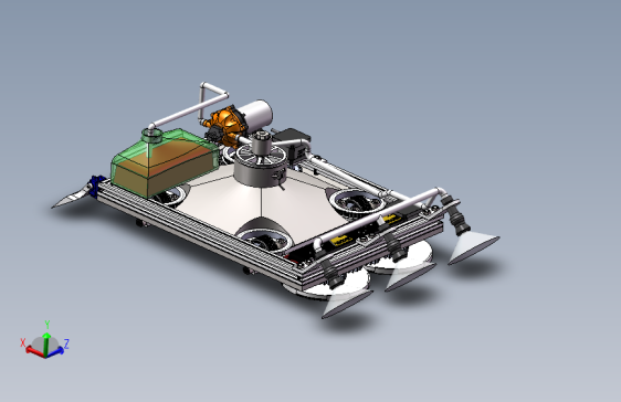 负压吸附式擦玻璃机器人