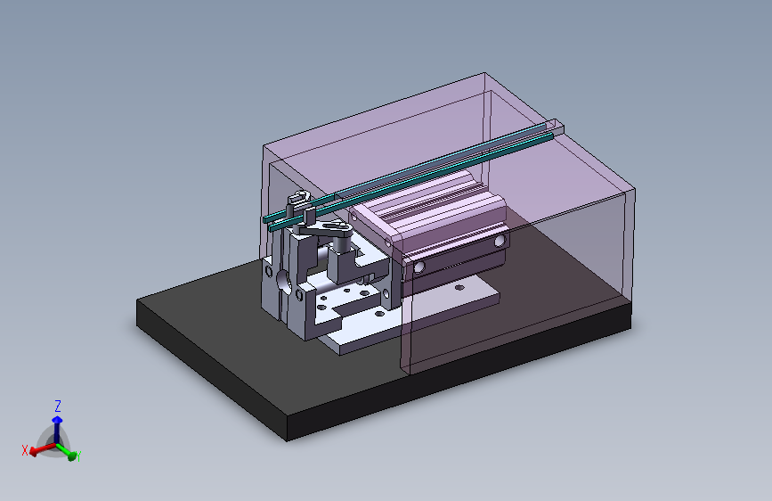 气缸推动的90度折弯机