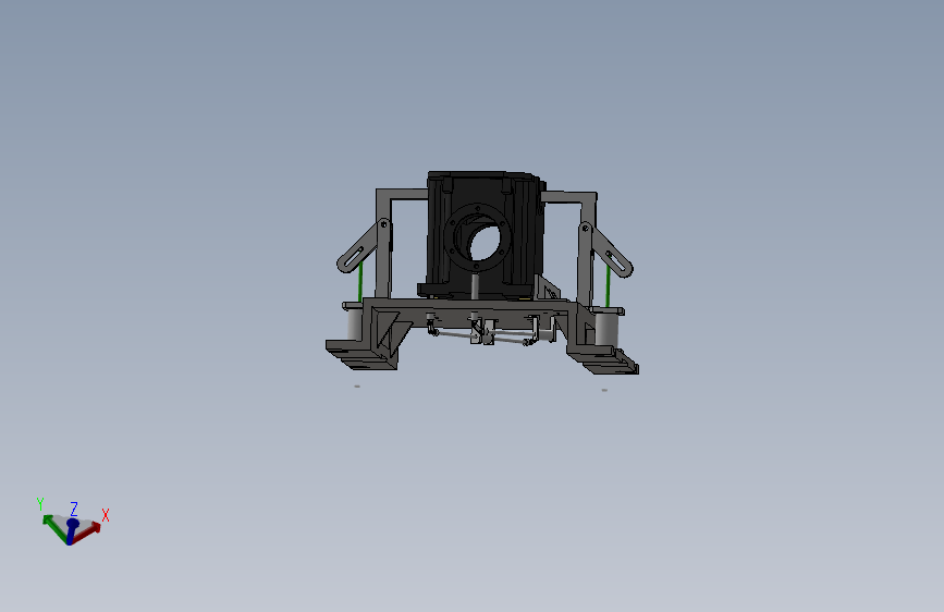 蜗轮蜗杆减速器箱体夹具装配体