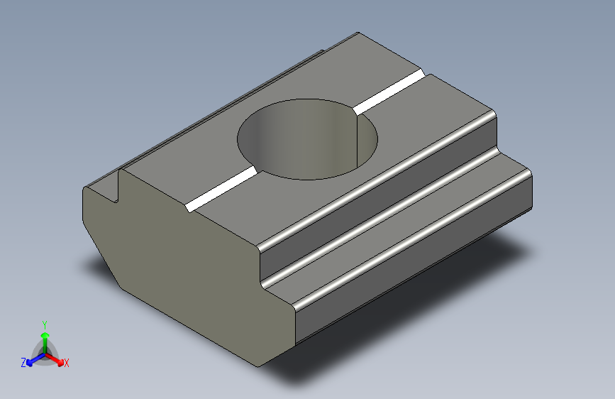 滑动T形螺母 M5x0.8