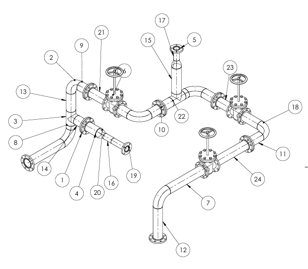 工业管道组件使用布线工具