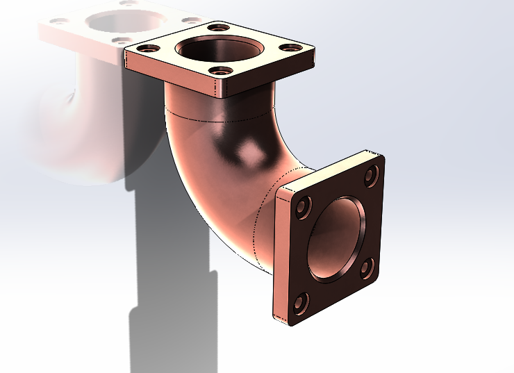 管道弯头带法兰