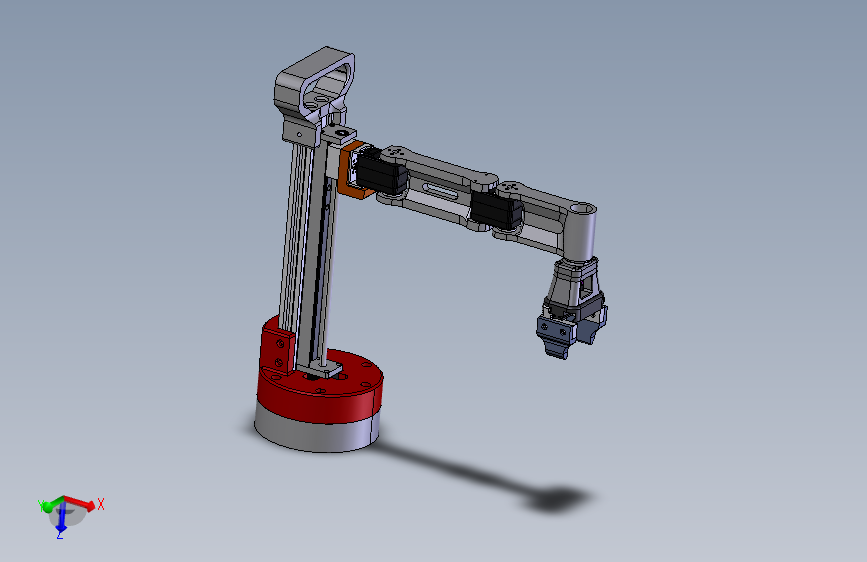 V2小型SCARA机械臂 STP格式