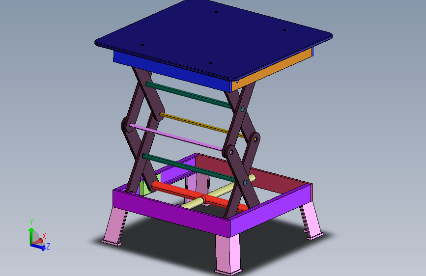 手动小型剪式升降机   STEP