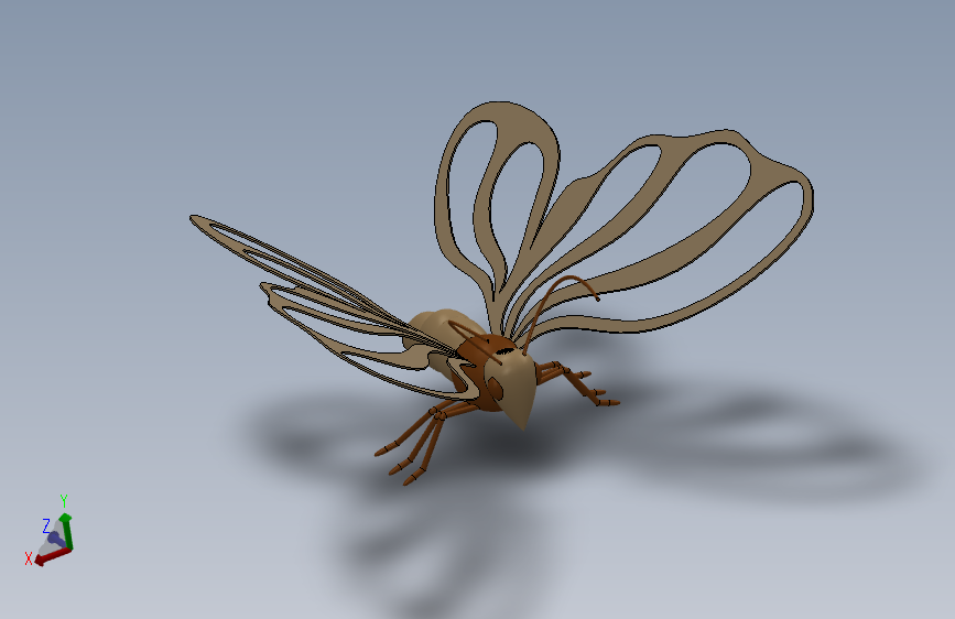 由木头制成的蝴蝶