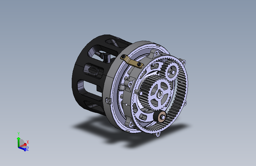 机器人关节的行星齿轮组 stp