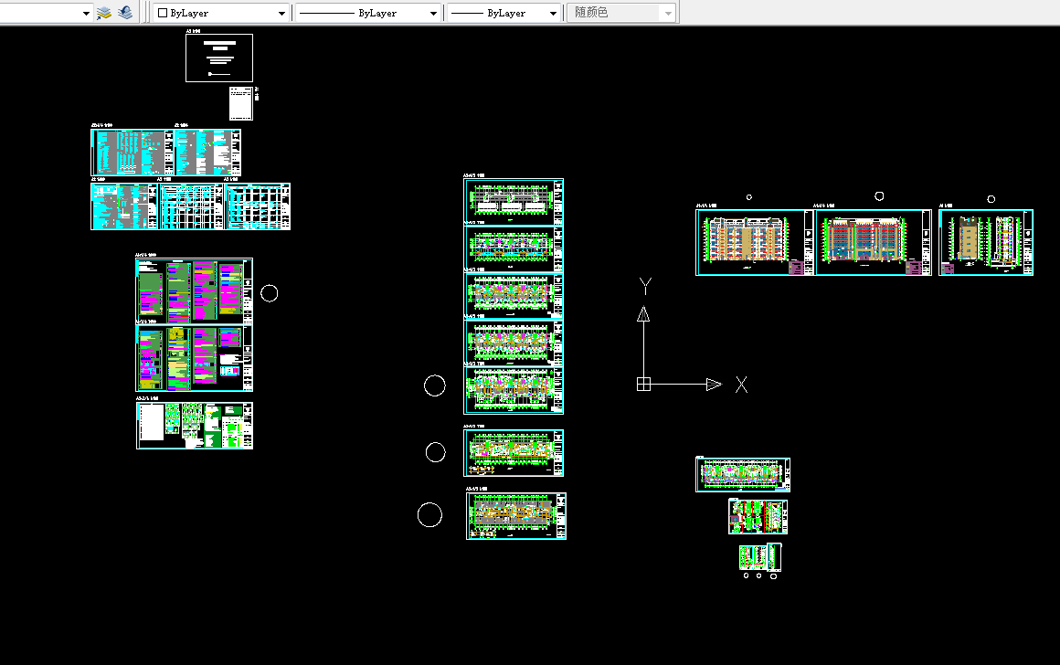 西平里住宅楼建筑施工图全套CAD图纸