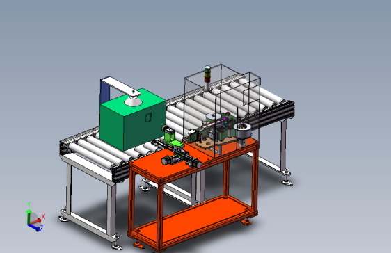 纸箱侧面贴标机