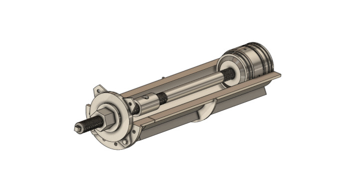 PHC 钢管桩模具的张拉部分。