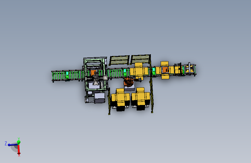 全自动纸箱拆箱码垛线