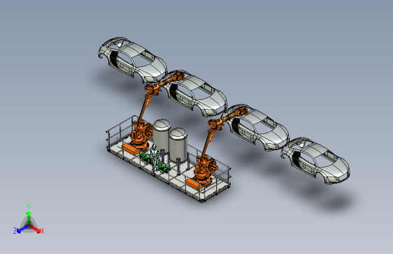 汽车车身自动化喷涂生产线